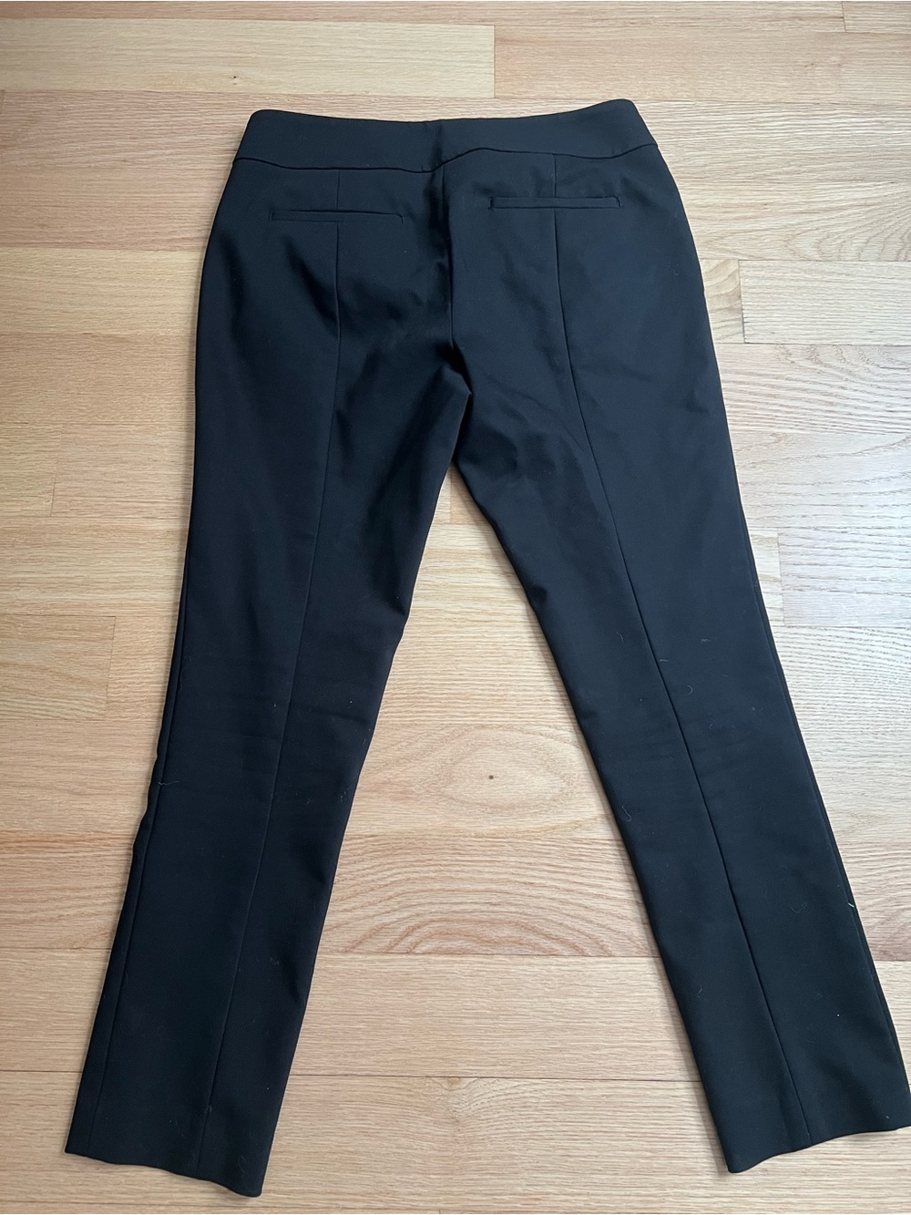 LOFT Black Straight-Leg Work Pants - Picture 5 of 6